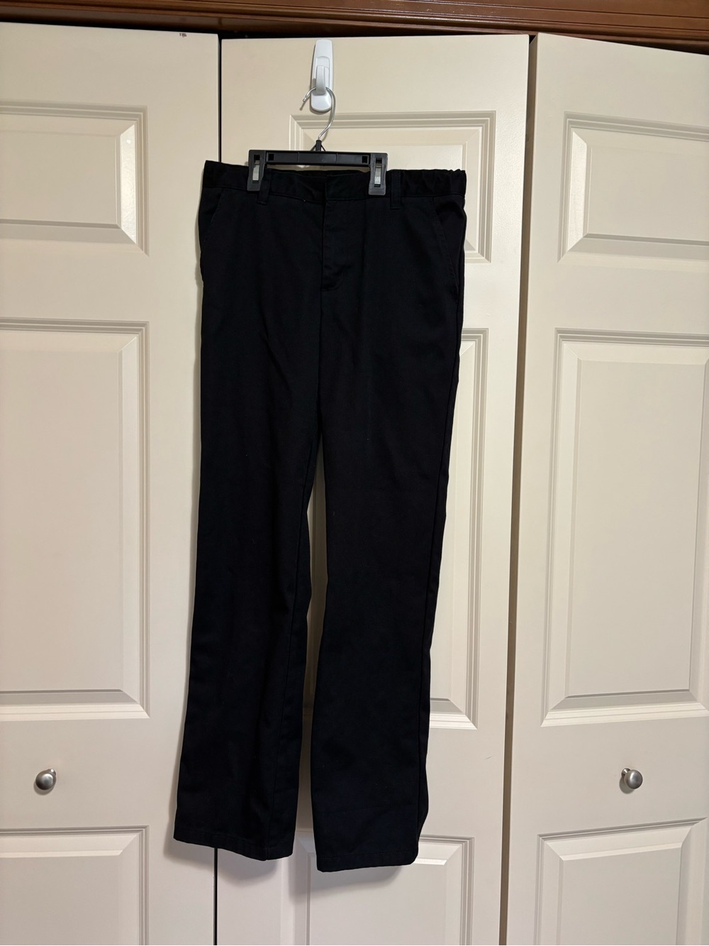 French Toast Black Boys Straight Casual Pants - Picture 5 of 15
